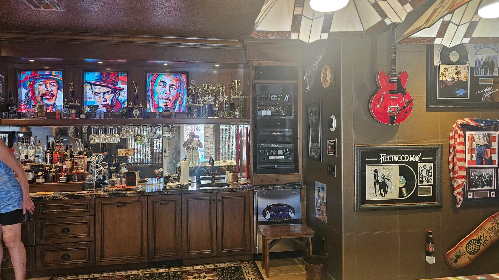 Custom bar AV rack & equipment integration