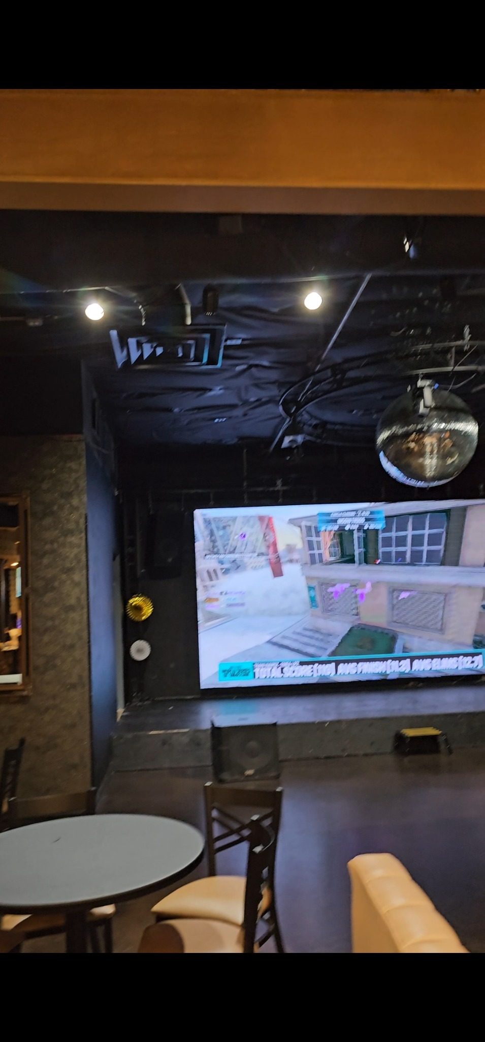 Commercial AV / projector & entertainment setup